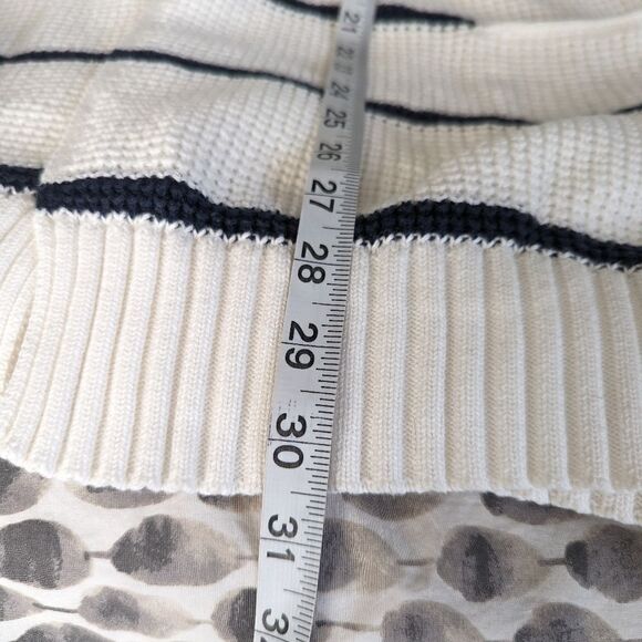 Athleta Highland Wrap Striped Knit Pocket Cardigan Womens Size Medium - Picture 11 of 11